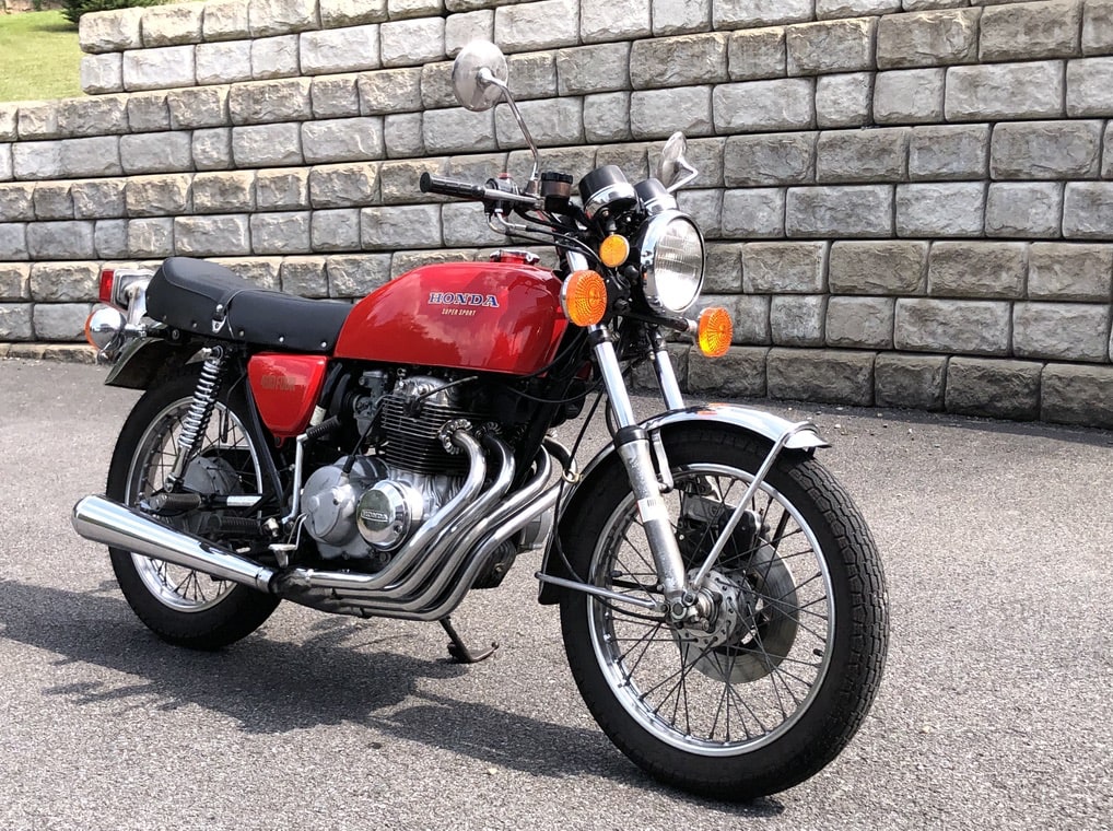 Taking the CB400 Four out for its first ride