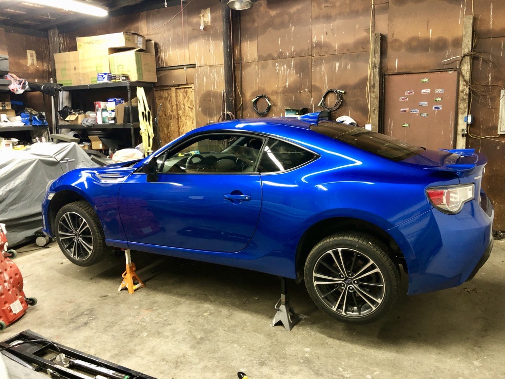 Subaru BRZ - back from the bodyshop, now the real work starts