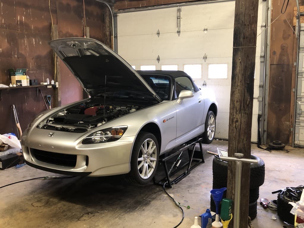 S2000 in the shop, already